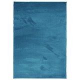 Rug OVIEDO Short Pile Turquoise 140x200 cm 375601