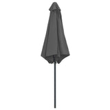 Garden Parasol with Aluminium Pole 270x246 cm Anthracite 47346