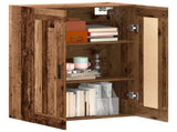 Wall Mounted Cabinet Old Wood 69.5x34x90 cm Engineered Wood 857310