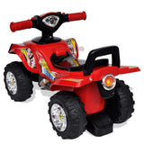 Red Children's Ride-on Quad with Sound and Light 10070