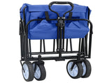 Folding Hand Trolley Manual Blue 94 x 53 x 99 cm Oxford Cloth 42020662