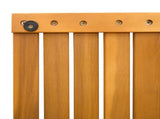 Bath Mat Natural 80 x 50 cm Solid Acacia Wood 42025256