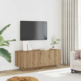 TV Cabinet Artisan Oak 100x35x40 cm Engineered Wood 856354