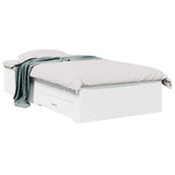 Bed Frame with Storage White 80 x 200 cm Engineered Wood 3429525