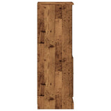 Highboard Old Wood 36x35.5x103.5 cm Engineered Wood 857149