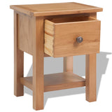 Nightstands 2 pcs 36x30x47 cm Solid Oak Wood 3053416