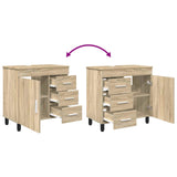 Bathroom Vanity Unit Sonoma Oak 60 x 35 x 60 cm Engineered Wood 889377