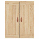 Wall Mounted Cabinet Sonoma Oak 69.5x34x90 cm Engineered Wood 830359