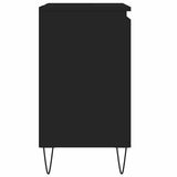 Bathroom Cabinet Black 58x33x60 cm Engineered Wood 831581