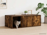 Cat Crate Furniture Smoked Oak 100 x 49 x 45 cm Engineered Wood 8014755