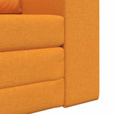 Sofa Bed Dark Yellow 98 x 71 x 83 cm Fabric 4106663