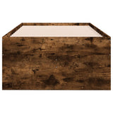 Daybed with Drawers without Mattress Smoked Oak 90x200 cm 3280878