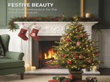 Set of Two Artificial 4ft Christmas Trees, with Lights - Green T3398P424888