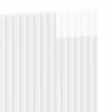 Wall-Mounted Headboard HOORN High Gloss White Engineered Wood 897379