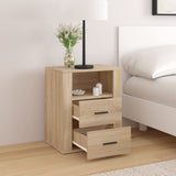 Bedside Cabinet Sonoma Oak 50x36x60 cm Engineered Wood 816731