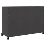 Sideboard Black 100.5x39x72 cm Steel 846680