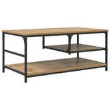 Coffee Table Artisan Oak 90 x 49 x 40 cm Engineered Wood 886244