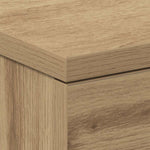 ZNTS Bedside Cabinet Artisan Oak 38x35x55 cm Engineered Wood 861126