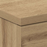 ZNTS Bedside Cabinet Artisan Oak 38x35x55 cm Engineered Wood 861126