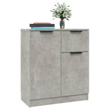Sideboards 2 pcs Concrete Grey 60x30x70 cm Engineered Wood 3115815