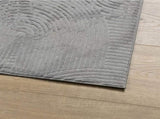 Rug IZA Short Pile Scandinavian Look Grey 160x230 cm 375454