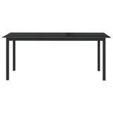 9 Piece Garden Dining Set Aluminium Anthracite 3070641