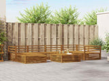 Outdoor Sofa Set 7 pcs Natural 3373759