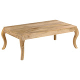 ZNTS Coffee Table 110x60x40 cm Solid Mango Wood 247110