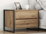 Bedside Table Artisian Oak 50 x 39.5 x 50 cm Engineered Wood 886688