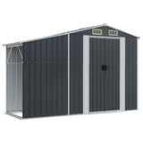 Garden Shed Anthracite 277x365.5x179 cm Galvanised Steel 3188294