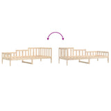 Day Bed without Mattress 80x200 cm Solid Wood Pine 840367