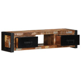 TV Cabinet 100x30x25 cm Solid Wood Reclaimed 4013598