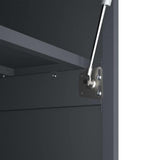 Wall Cabinet for Garage with Gas-lift Door Anthracite 883266