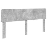Bed Frame Concrete Grey 200 x 200 cm Engineered Wood 3412153