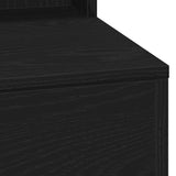 Dressing Table Black Oak 50 x 41 x 135 cm Engineered Wood 865119