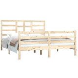 Bed Frame without Mattress Solid Wood 160x200 cm 3105870