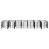 Outdoor Dog Kennel Steel 13.14 m 3124584