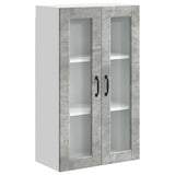 Wall Glass Cabinet PORTO Concrete Grey 60 x 31 x 100 cm 885528