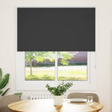 ZNTS Roller Blind Blackout Black 125x150 cm Fabric Width 121.6 cm Polyester 4010873