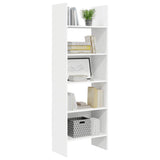 Book Cabinet White 60x35x180 cm Engineered Wood 803407
