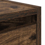 ZNTS Wall-mounted Bedside Cabinets 2 pcs Smoked Oak 38x34x40 cm 861256