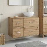 Bathroom Furniture Set 2 pcs Artisan Oak Engineered Wood 3403951