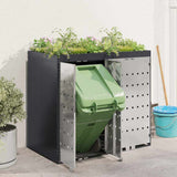 Wheelie Bin Storage for 2 Bins Anthracite 136 x 77.5 x 121.5 cm 3394783