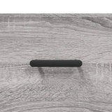 Highboard Grey Sonoma 69.5x34x180 cm Engineered Wood 3189523