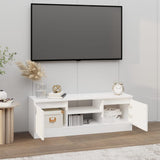 TV Cabinet with Door White 102x30x36 cm 823350