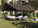 Camping Tarp Brown 462x306x211 cm Waterproof 4009610