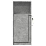 Sideboard with LED Concrete Grey 42.5x34x100 cm Engineered Wood 852155