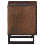 ZNTS Bedside Cabinet 40x33x46 cm Solid Wood Mango 377430