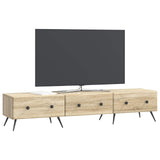 TV Cabinet Sonoma Oak 147 x 34.5 x 30 cm Engineered Wood 895627