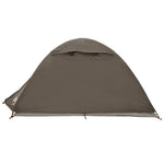 Camping Tent Dome 2-Person Brown Waterproof 4009613